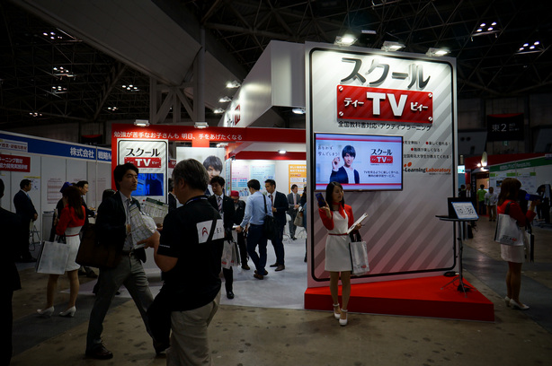 教育ITソリューション展「スクールTV」ブース写真1